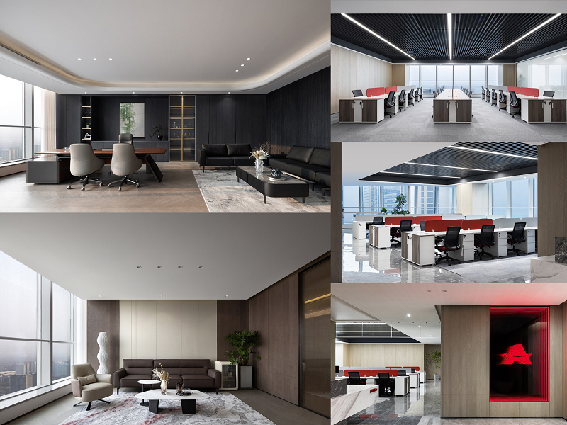 帥豐全屋定制案例| 經(jīng)典木紋 極簡主義——定義辦公空間的平衡美學(xué)
