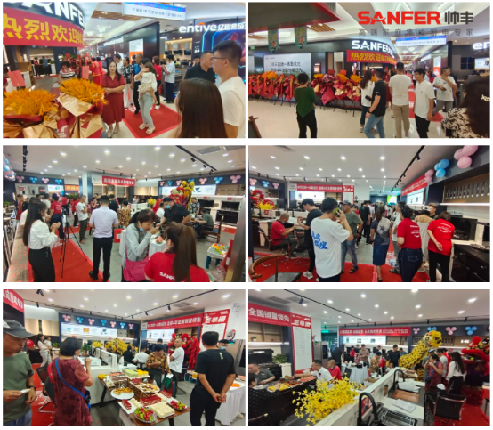 帥豐集成灶鄭州九店齊開，燃爆終端勢不可擋！