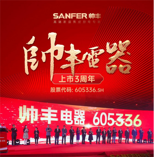 大國品牌，一路領先 | 帥豐電器A股主板上市三周年 